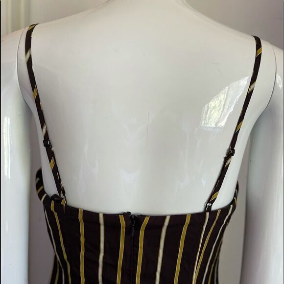 REVOLVE ABOUT US Yolanda Striped Sleeveless MIDI Dress.Size S - Picture 7 of 13